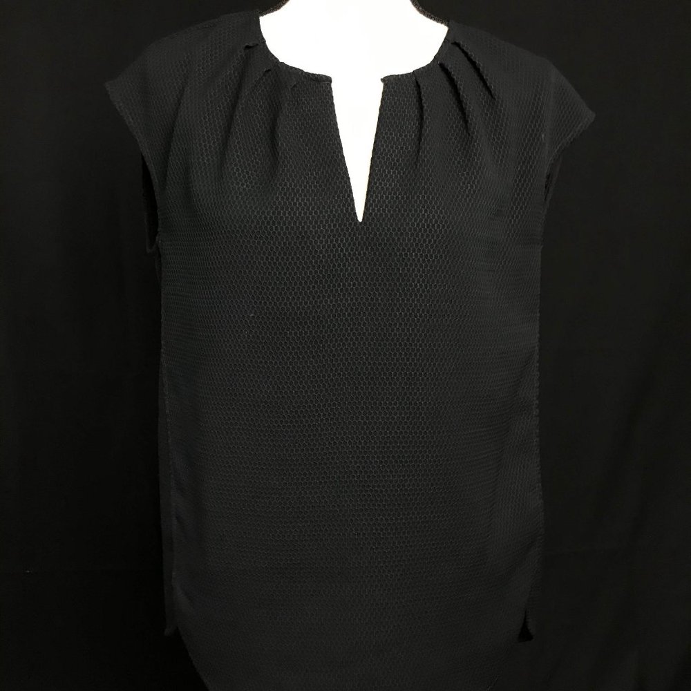 J.Crew Black Textured Shirt in Size S